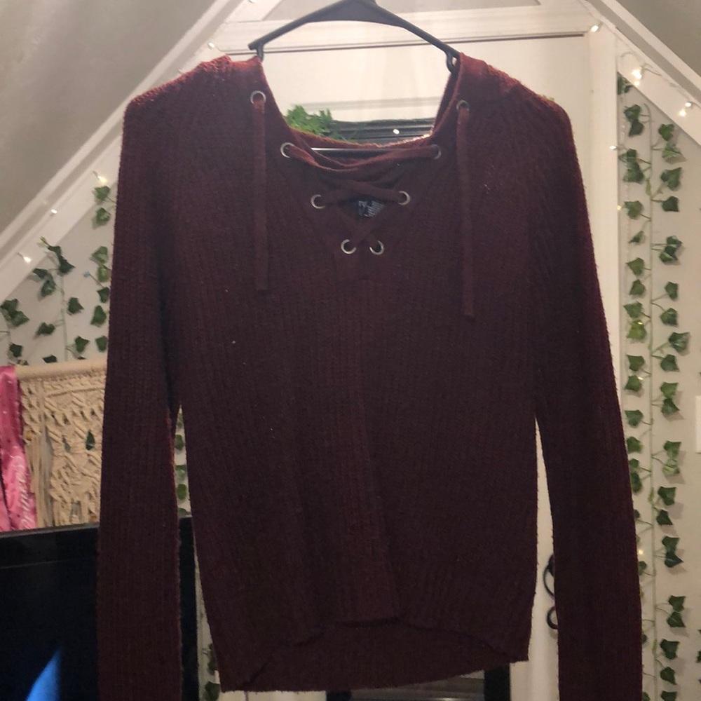 A long sleeve with hoodie